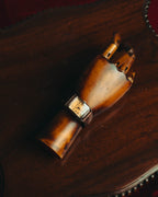 “EMPORIO ARMANI” Late 90’s-early 10’s Art deco rectangular leather strap watch