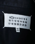 "MAISON MARGIELA" 13SS Panel design sleeveless black shirt