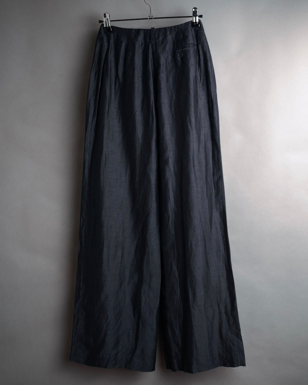 “EMPORIO ARMANI” 90’s-00’s Fluid wide trousers