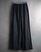 “EMPORIO ARMANI” 90’s-00’s Fluid wide trousers