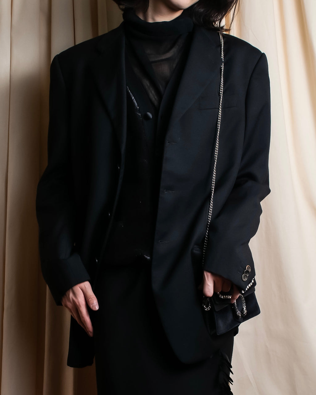 "ARMANI COLLEZIONI" Classic structured wool set up