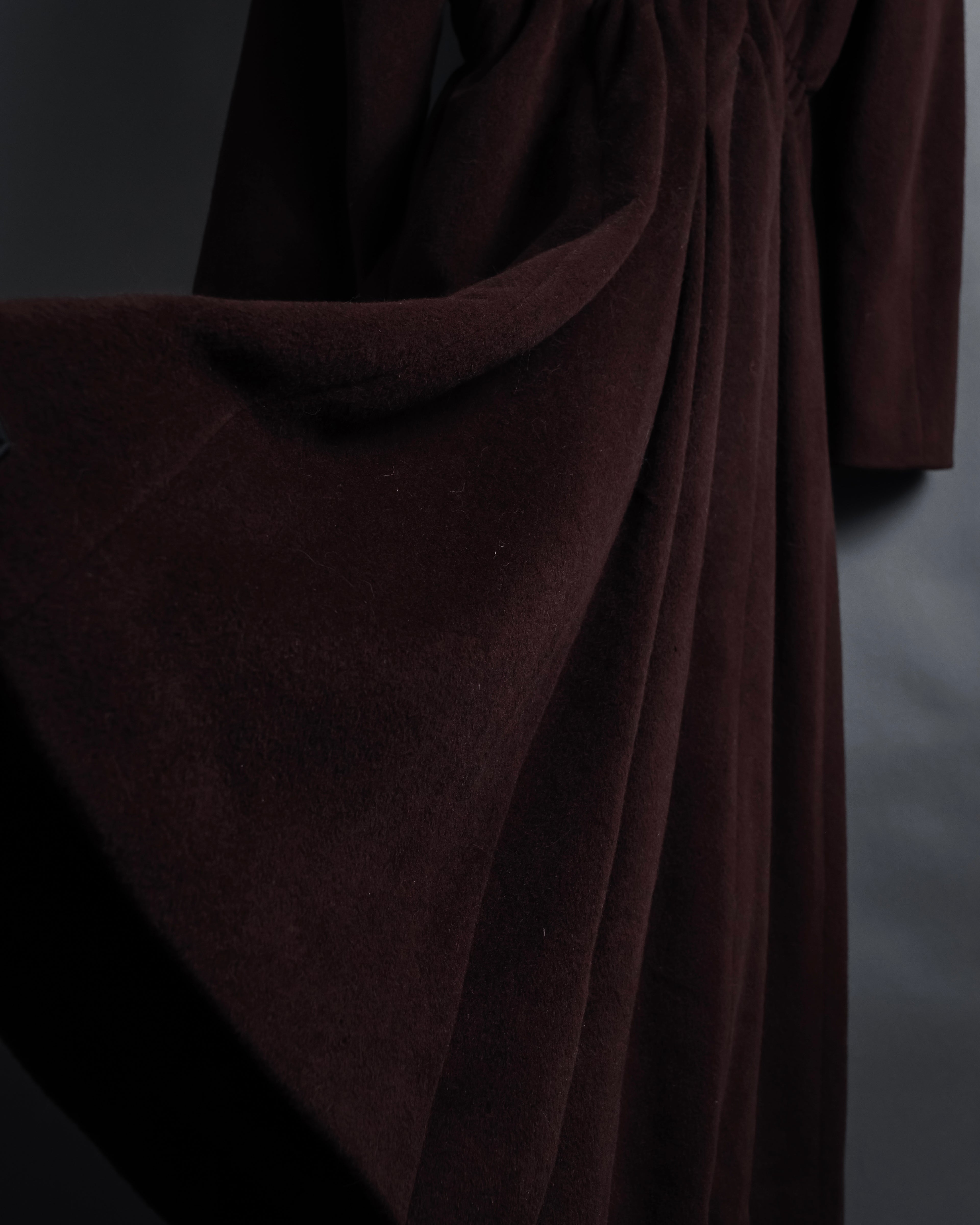 -SPECIAL- "JEAN PAUL GAULTIER"
 1990's-00's Gathered tuck shape design long coat