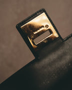 "Salvatore Ferragamo" Crocodile embossed Gancini shoulder bag
