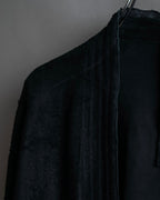 "ISAAC SELLAM" Cut-off design belted leather jacket