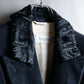 "Max Mara" 
Swakara fer collar oversized wrap style chester coat