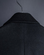 "PIERRE BALMAIN" Classic tailoring 100% cashmere chester coat