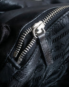"PRADA" Nylon leather combination one shoulder bag