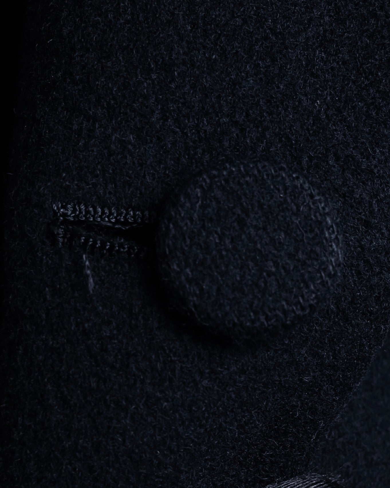 -SPECIAL- "JEAN PAUL GAULTIER"
 90's-00's Waist shape A-line silhouette black color super long coat