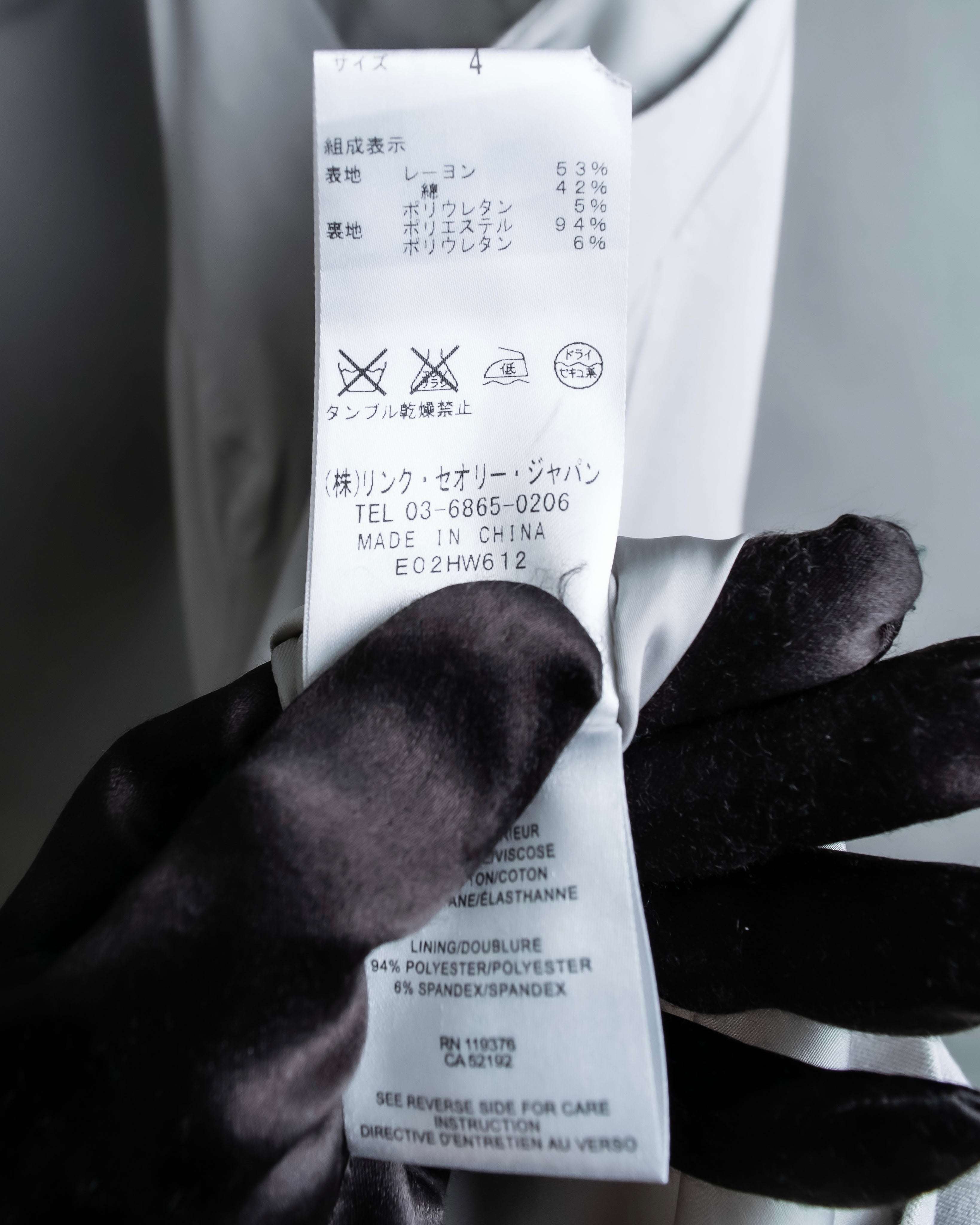 “Helmut Lang” Asymmetry designed v neck one piece