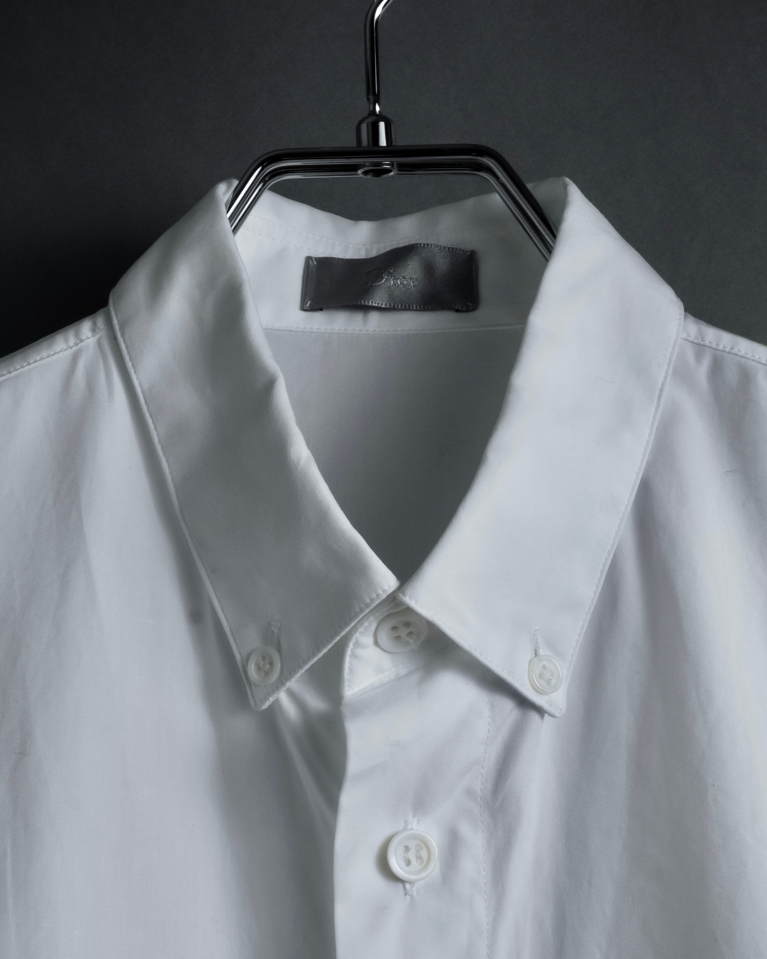 "DIOR HOMME" 00's Edith Slimane design sophisticated white shirt