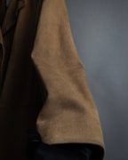 "CELINE" Relaxing design suede leather jacket