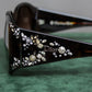 "DIOR" Bijou temple design butterfly frame sunglasses