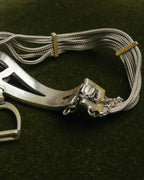 -SPECIAL- “HERMÈS” 70’s-90’s Étrier multi chain bracelet