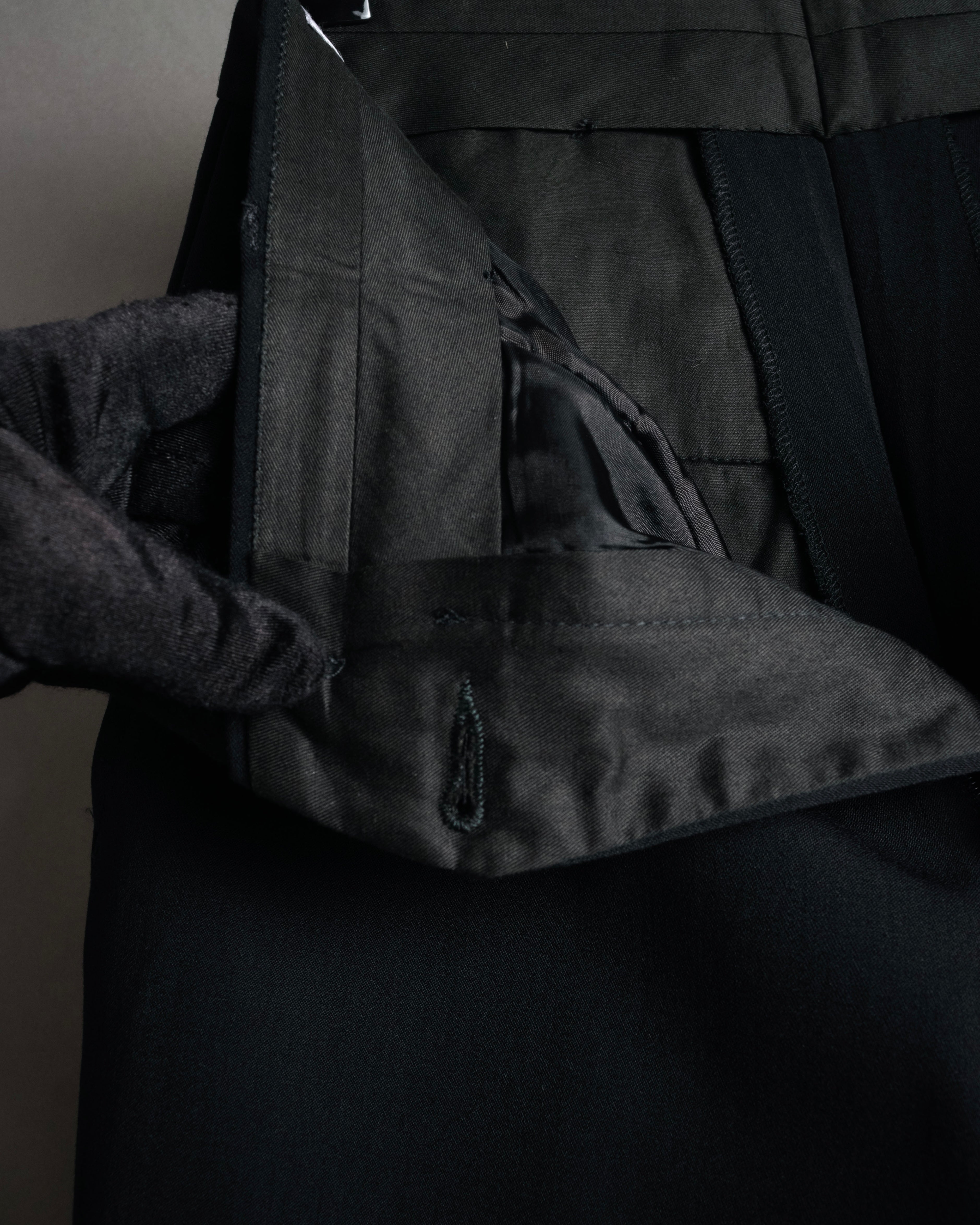 “EMPORIO ARMANI” 90’s-00’s High-waisted wide slacks
