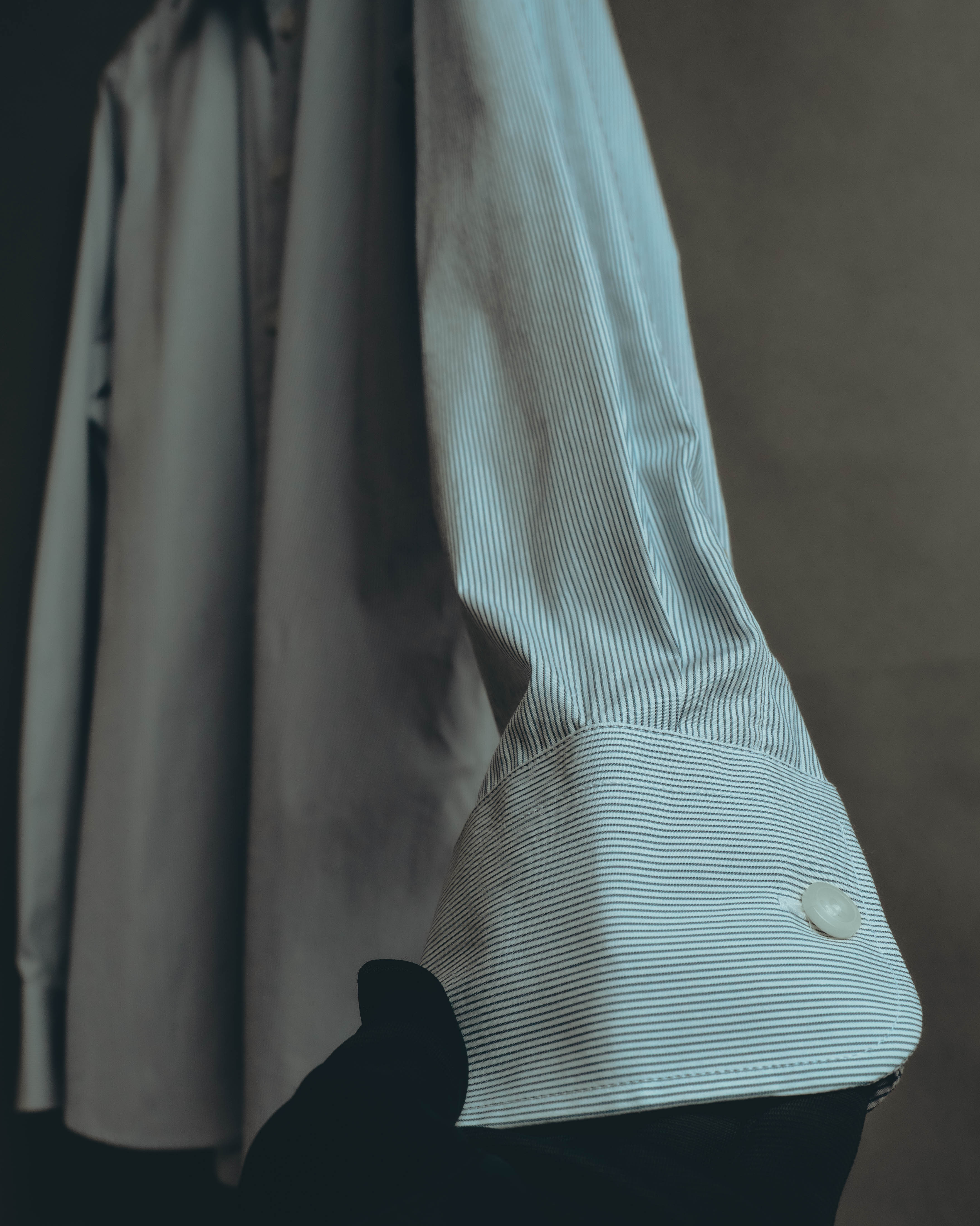 “PRADA” 2010’s fine striped slim-fit shirt