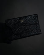 “pierre cardin” 80’s-90’s Ostrich leather structured doctor bag