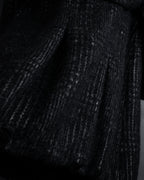 “MAX&Co.” Double-breasted houndstooth tweed coat