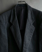 "COMME des GARCONS HOMME" 03SS fine all-over pattern cotton tailored jacket