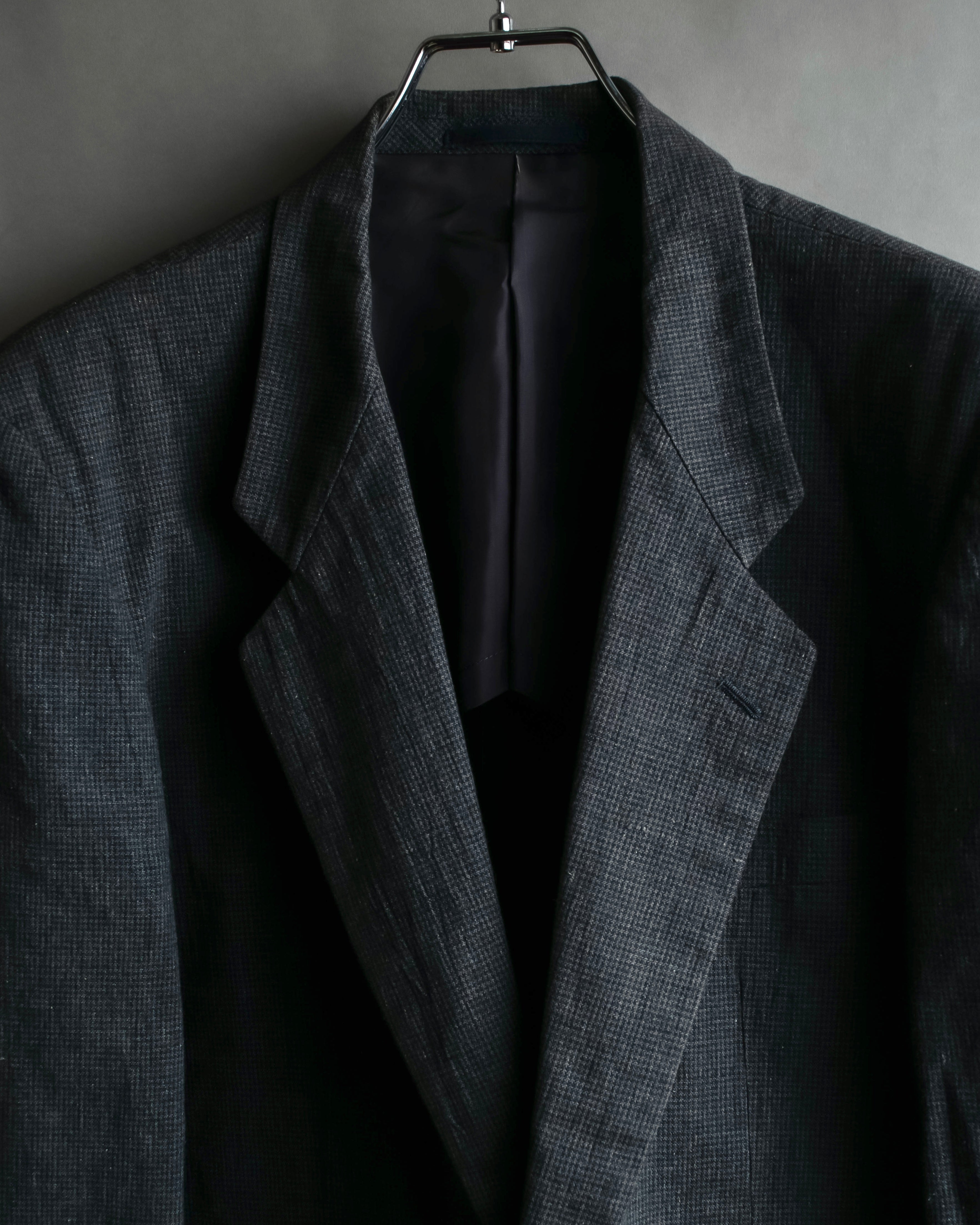 "COMME des GARCONS HOMME" 03SS fine all-over pattern cotton tailored jacket