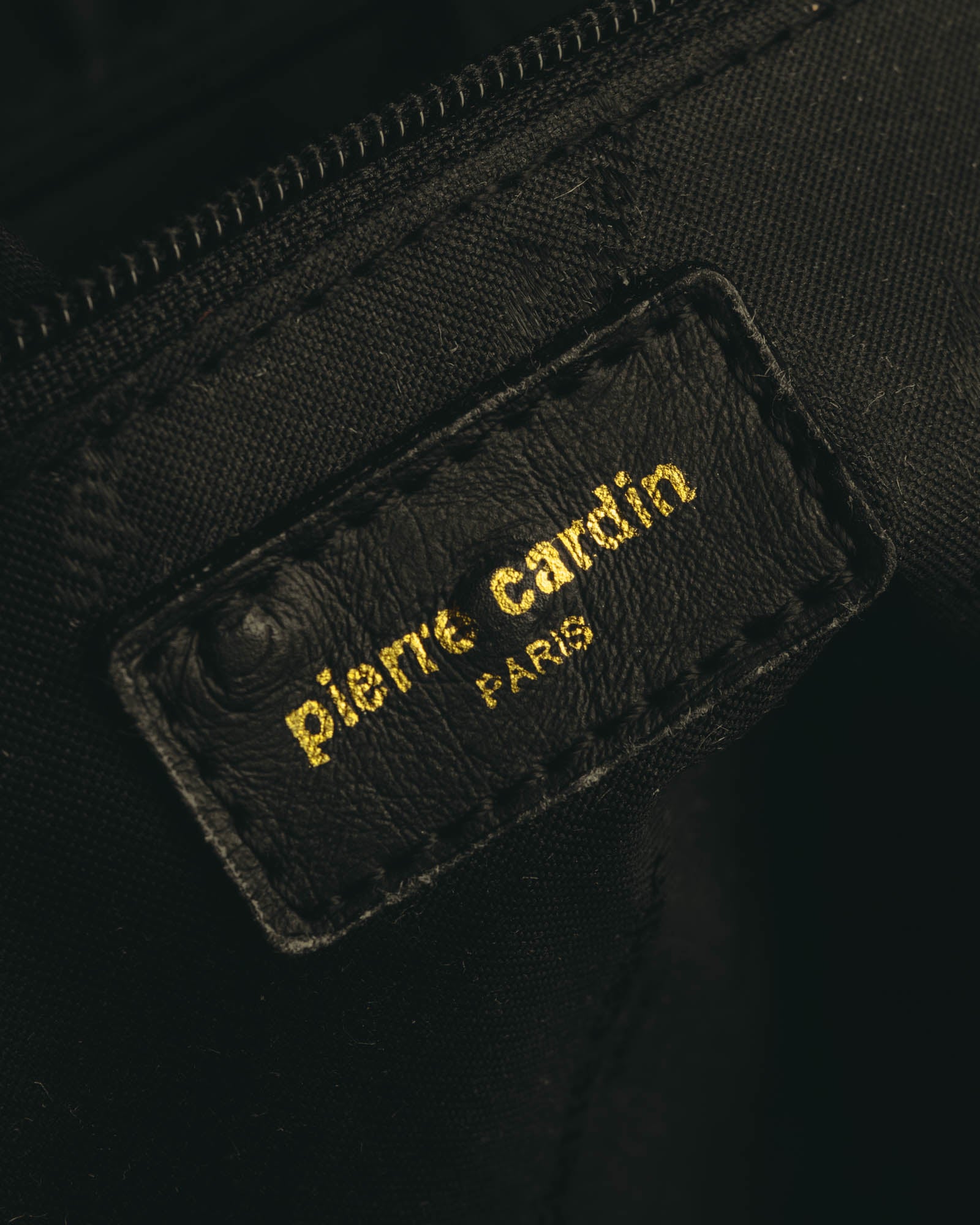 “Pierre Cardin” 80’s-90’s Ostrich leather top handle bag