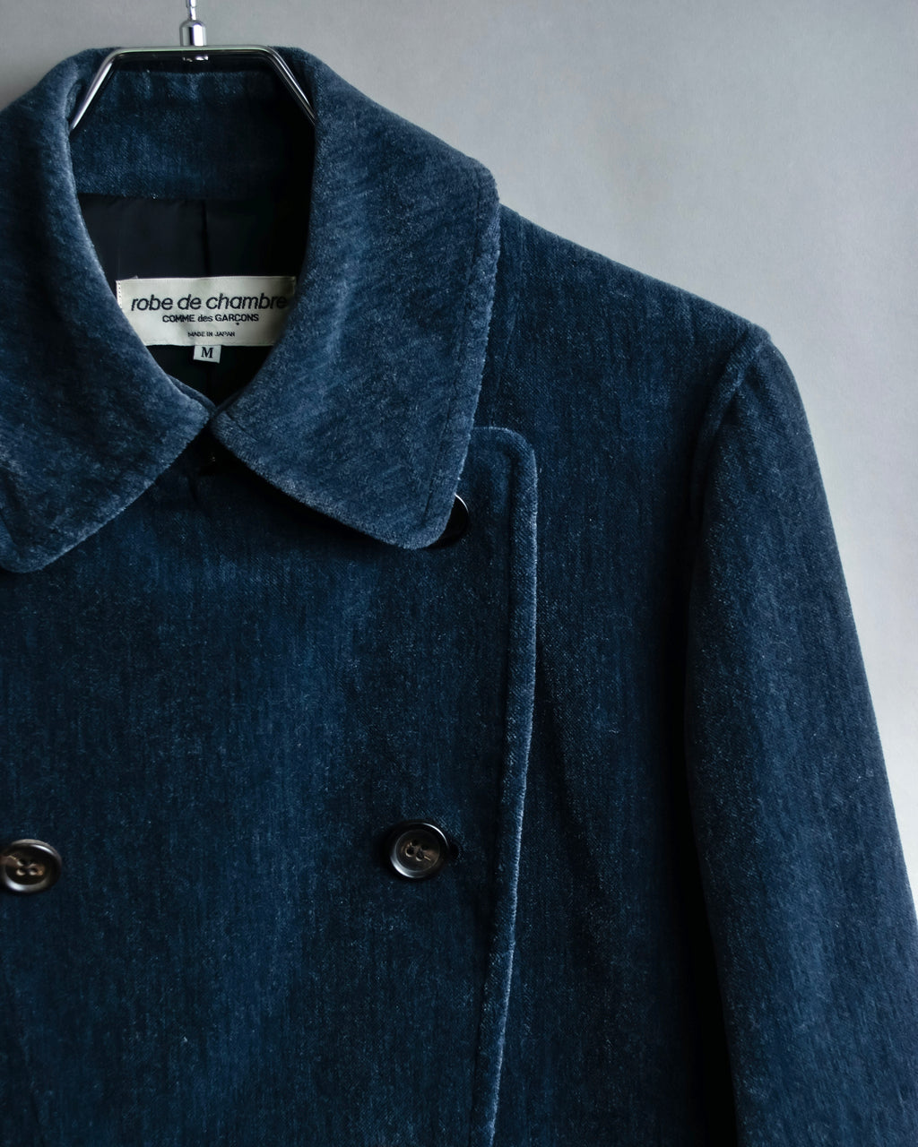 "Comme des garçons robe de chambre" Beautiful velour double half coat