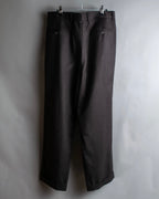 "Vintage wide tapered double-finished slacks"