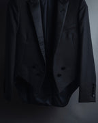 "Saint Laurent Paris" Modern tailcoat design jacket