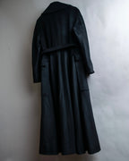 "Max Mara" Belted double breasted maxi trench coat
