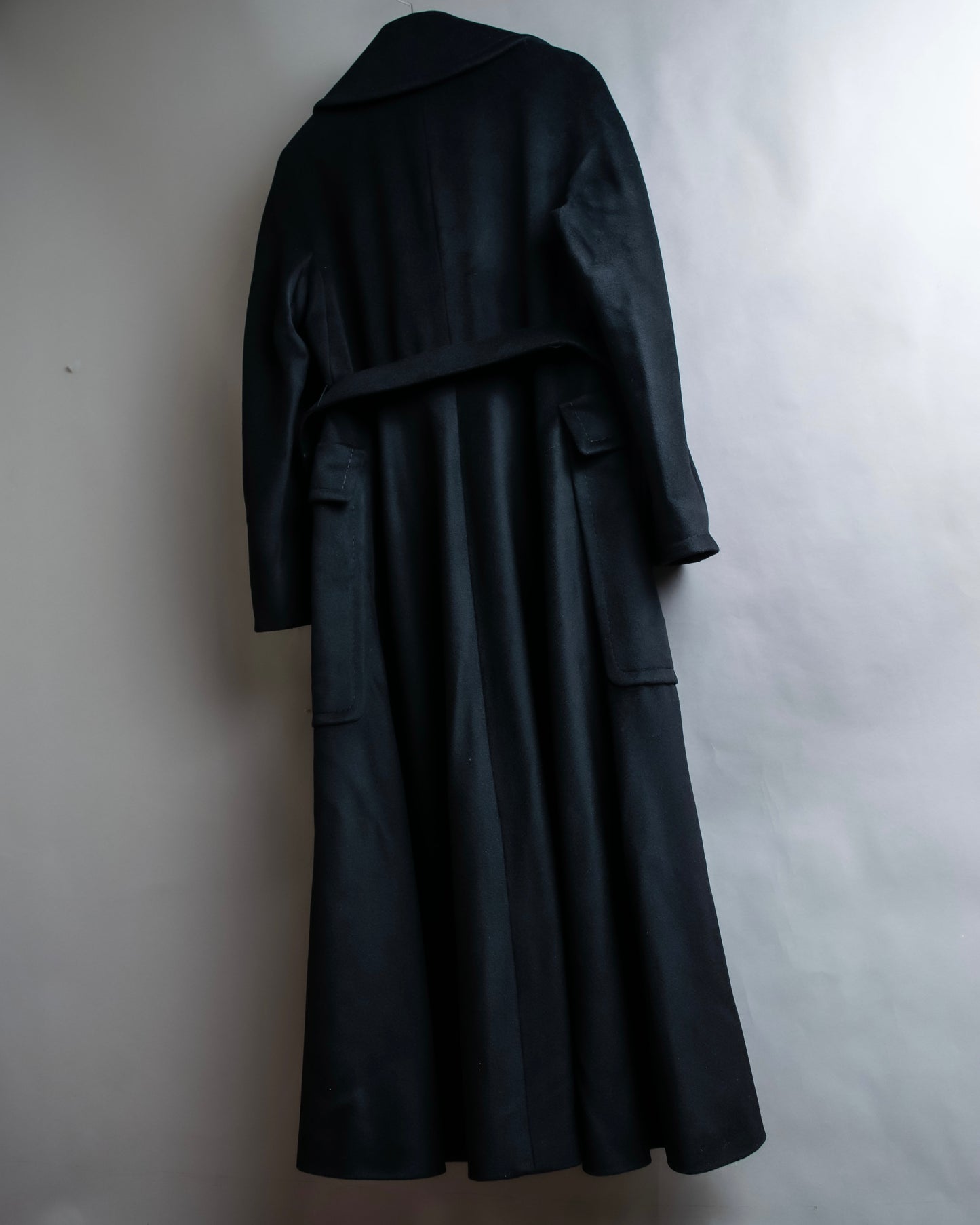 "Max Mara" Belted double breasted maxi trench coat