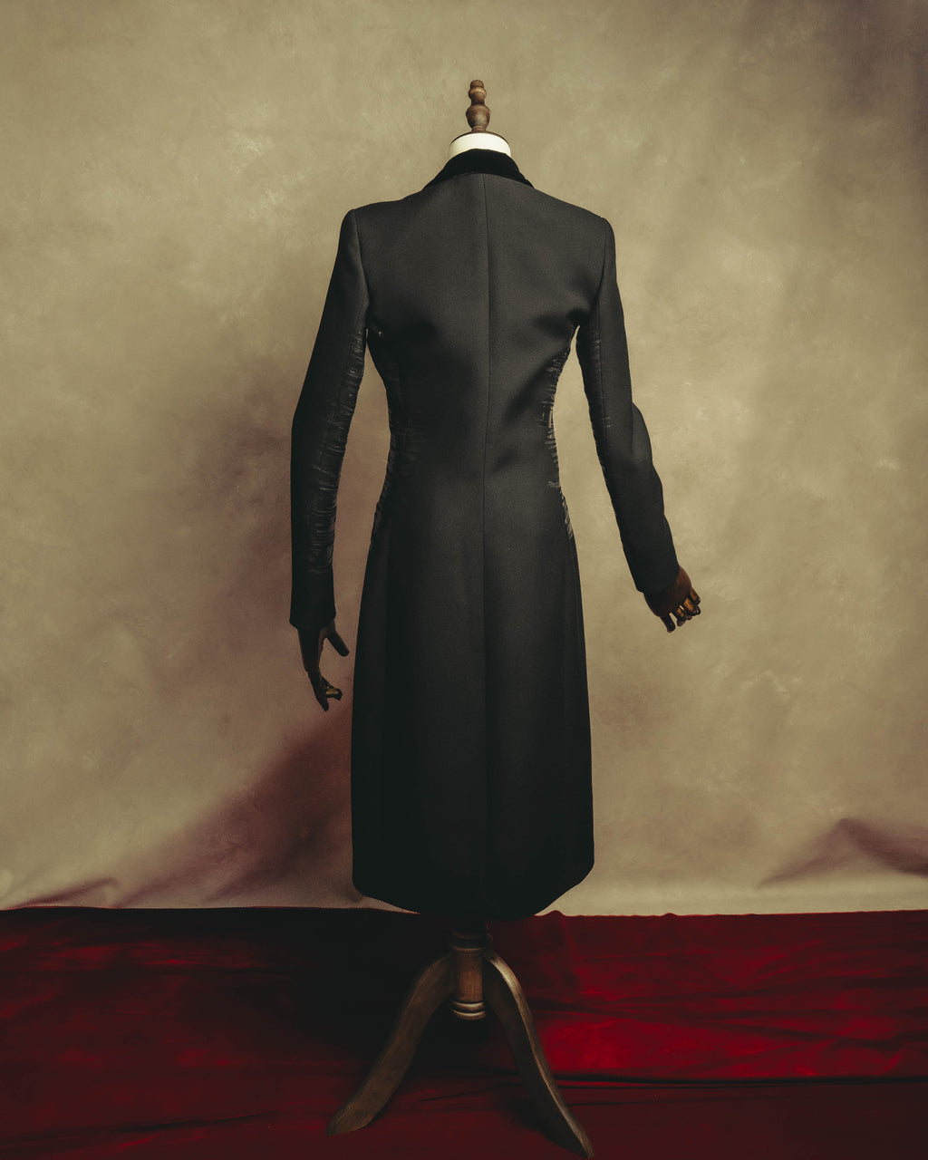 "Bottega Veneta" 90's-00's Sculptural tailored long coat