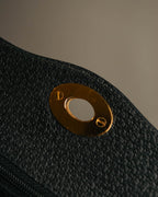 -SPECIAL- “GUCCI” 70’s-80’s Pigskin leather turn lock handbag