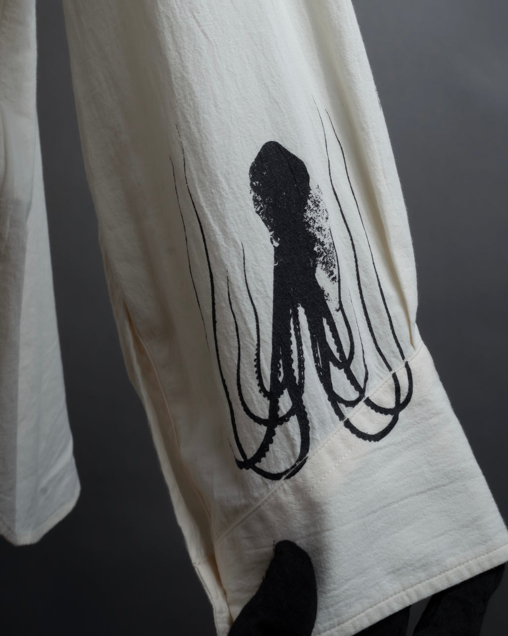 "PRADA" 22SS Sea fable motif print oversized shirt