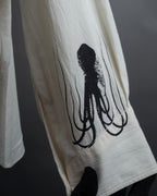 "PRADA" 22SS Sea fable motif print oversized shirt