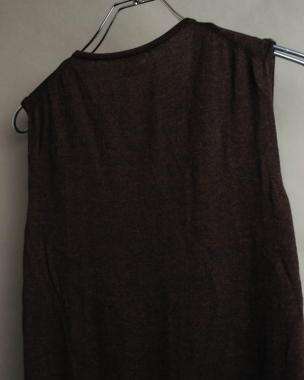 -SPECIAL- “HERMES” 00’s Cashmere cardigan and sleeveless knit twin set