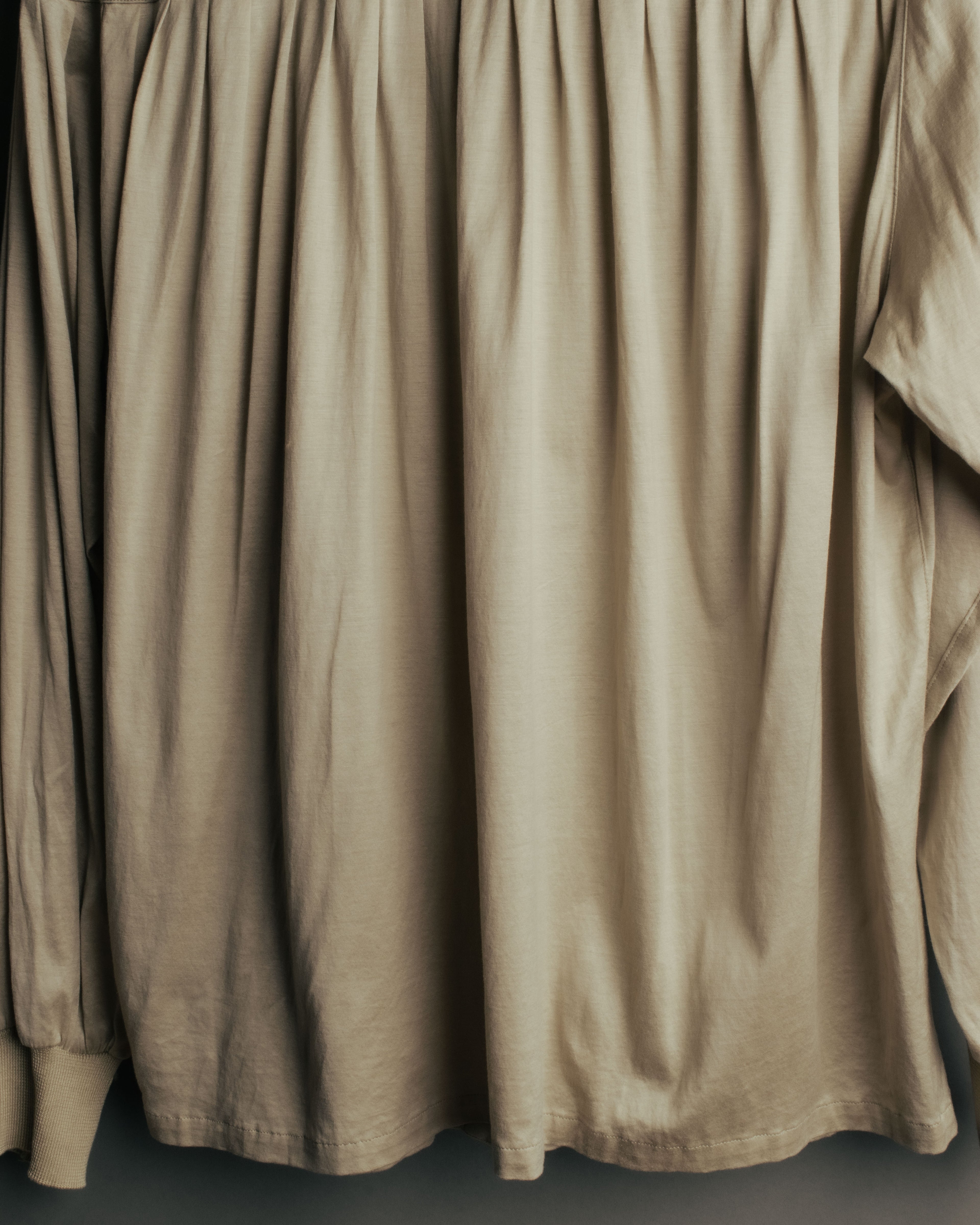“Christian Dior” 90’s Gathered fly-front jersey blouse