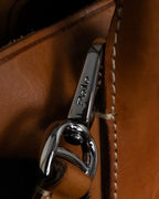 "Ralph Lauren" Metal stud design 2-way leather bag