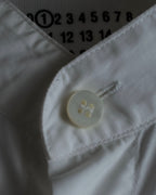 "MAISON MARGIELA" 18AW No-collar design Super long shirt