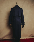 "CELINE" 70's-90's Classic belted trench coat