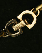 "Christian Dior" 80's-90's Gold tone chain necklace