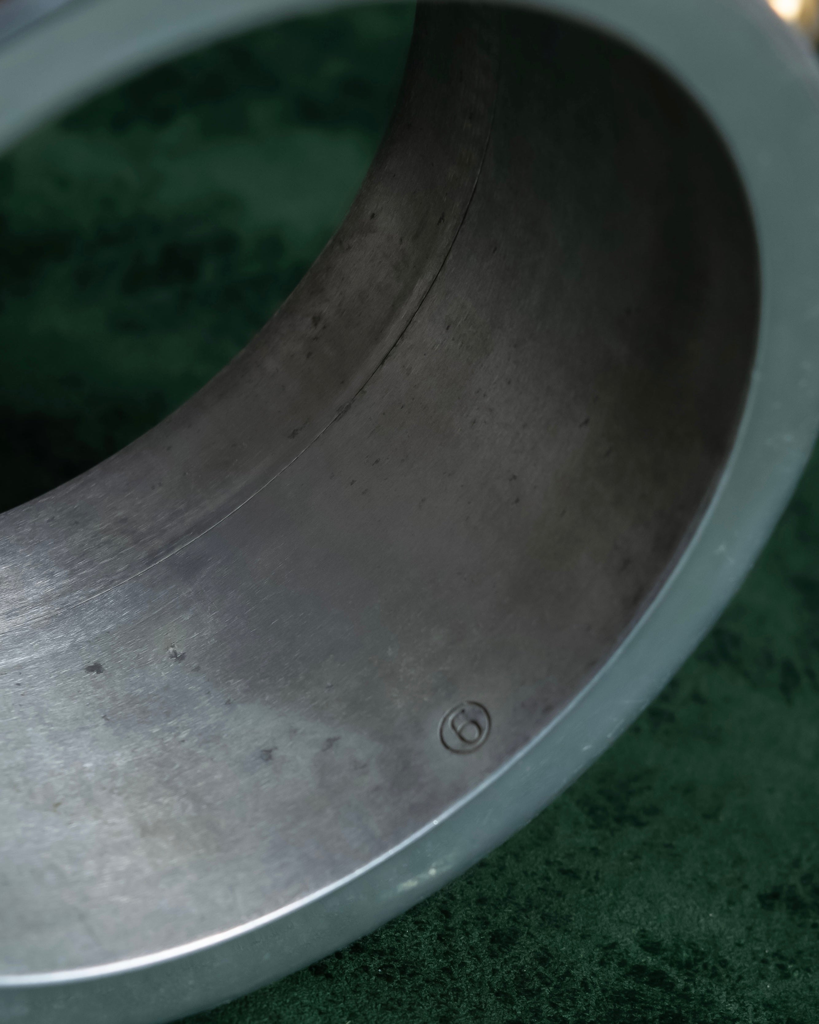 "MAISON MARGIELA" 10AW sphere design silver & gold combination bangle