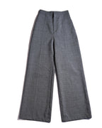LOEWE by Jonathan Anderson/ High Waisted Beautiful Straight Silhouette Trousers Gray