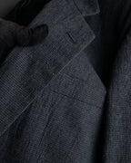 "COMME des GARCONS HOMME" 03SS fine all-over pattern cotton tailored jacket