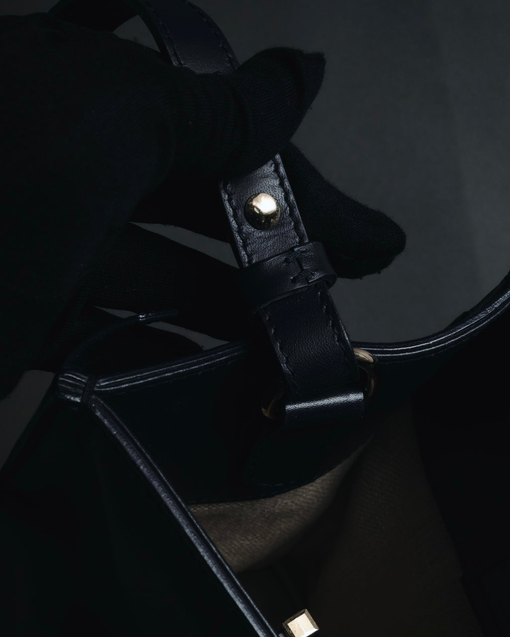 "BALENCIAGA" 2013 Autumn/Winter Padlock All Afternoon Structured Leather Bag