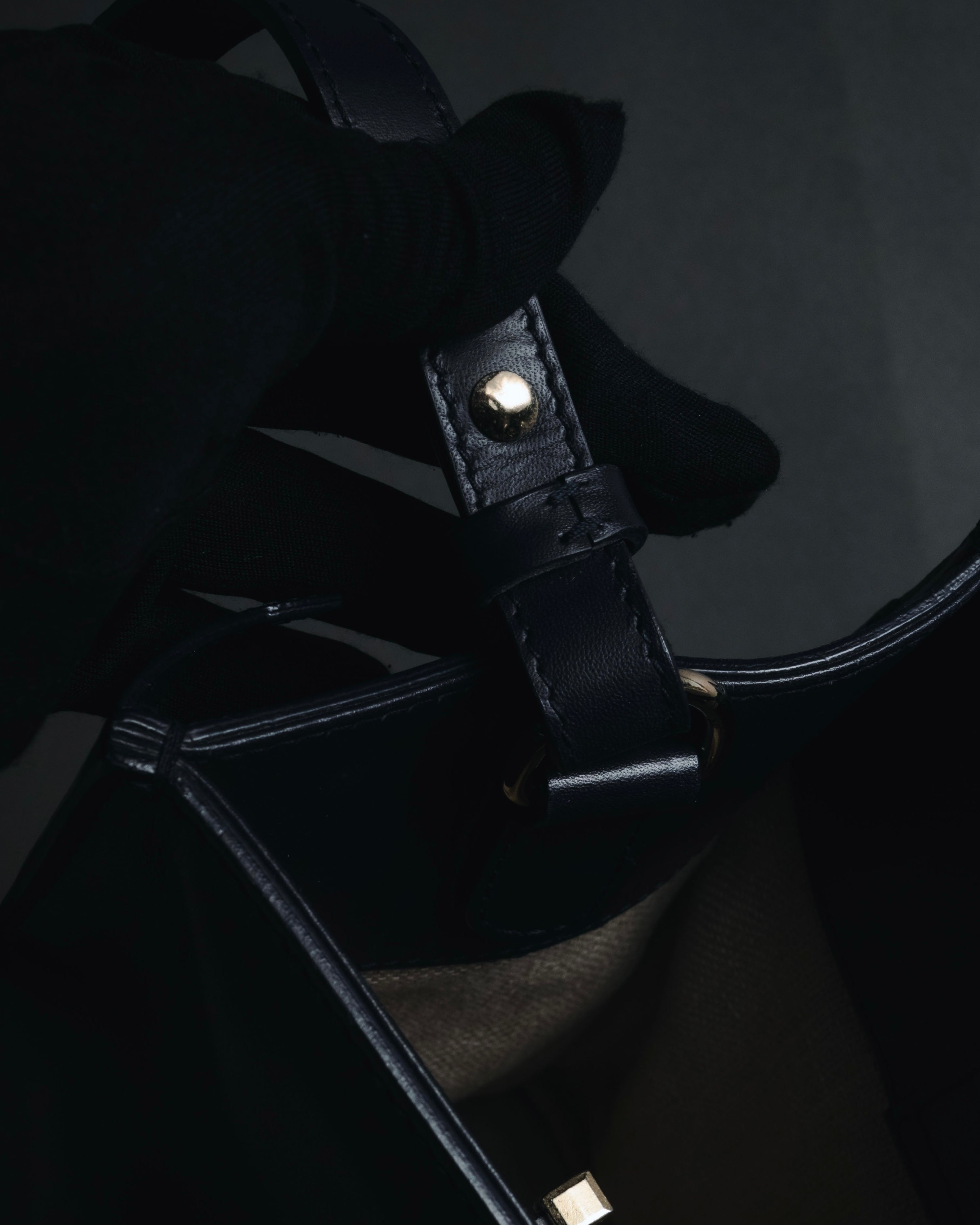 "BALENCIAGA" 2013 Autumn/Winter Padlock All Afternoon Structured Leather Bag