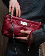 "MAISON MARGIELA" Red color Glam Slam chain shoulder bag