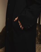"COMME des GARÇONS HOMME" 80's Tailored wool overcoat