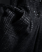 “MAX&Co.” Double-breasted houndstooth tweed coat