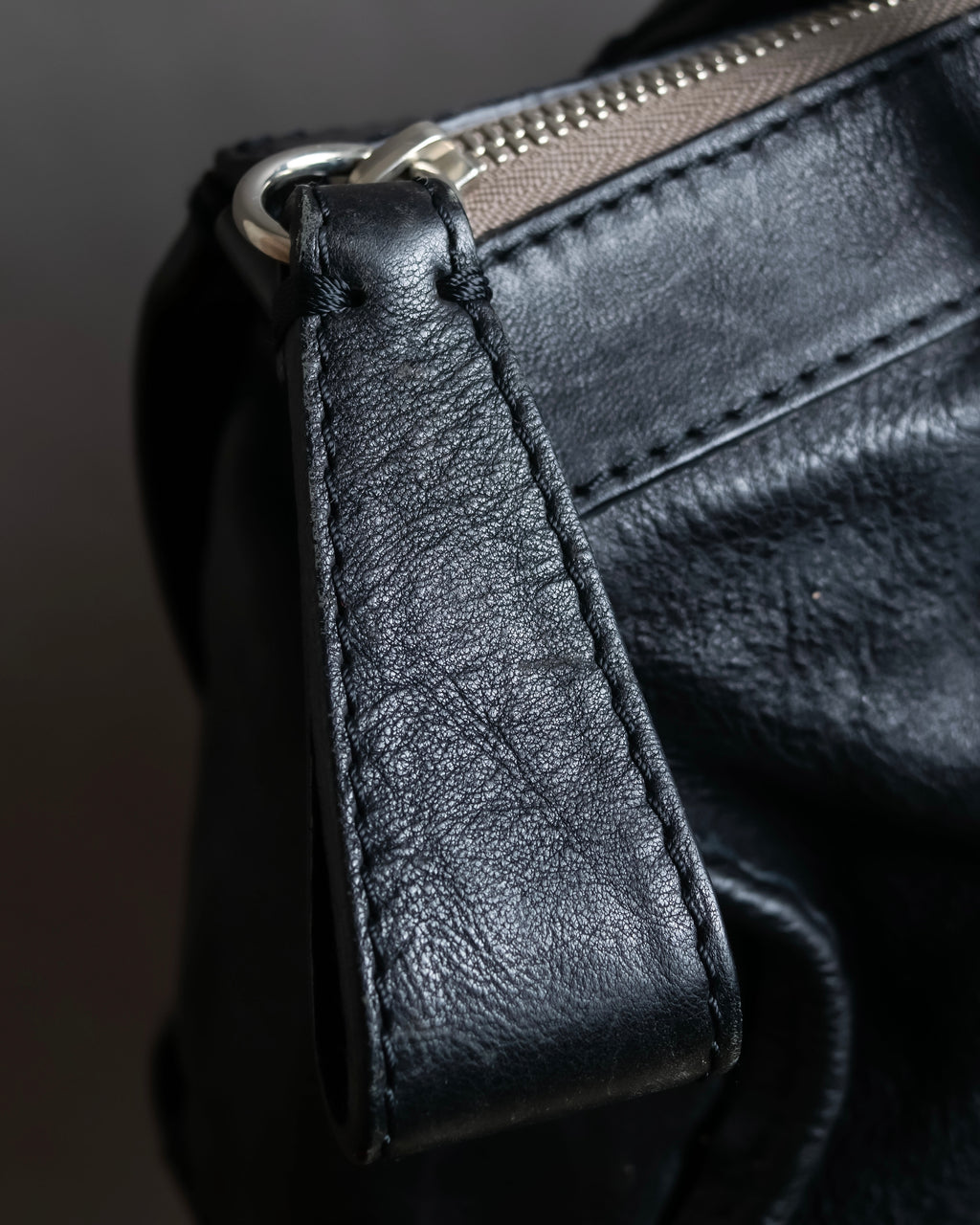 "Chloe" Out pocket detail leather Edith bag