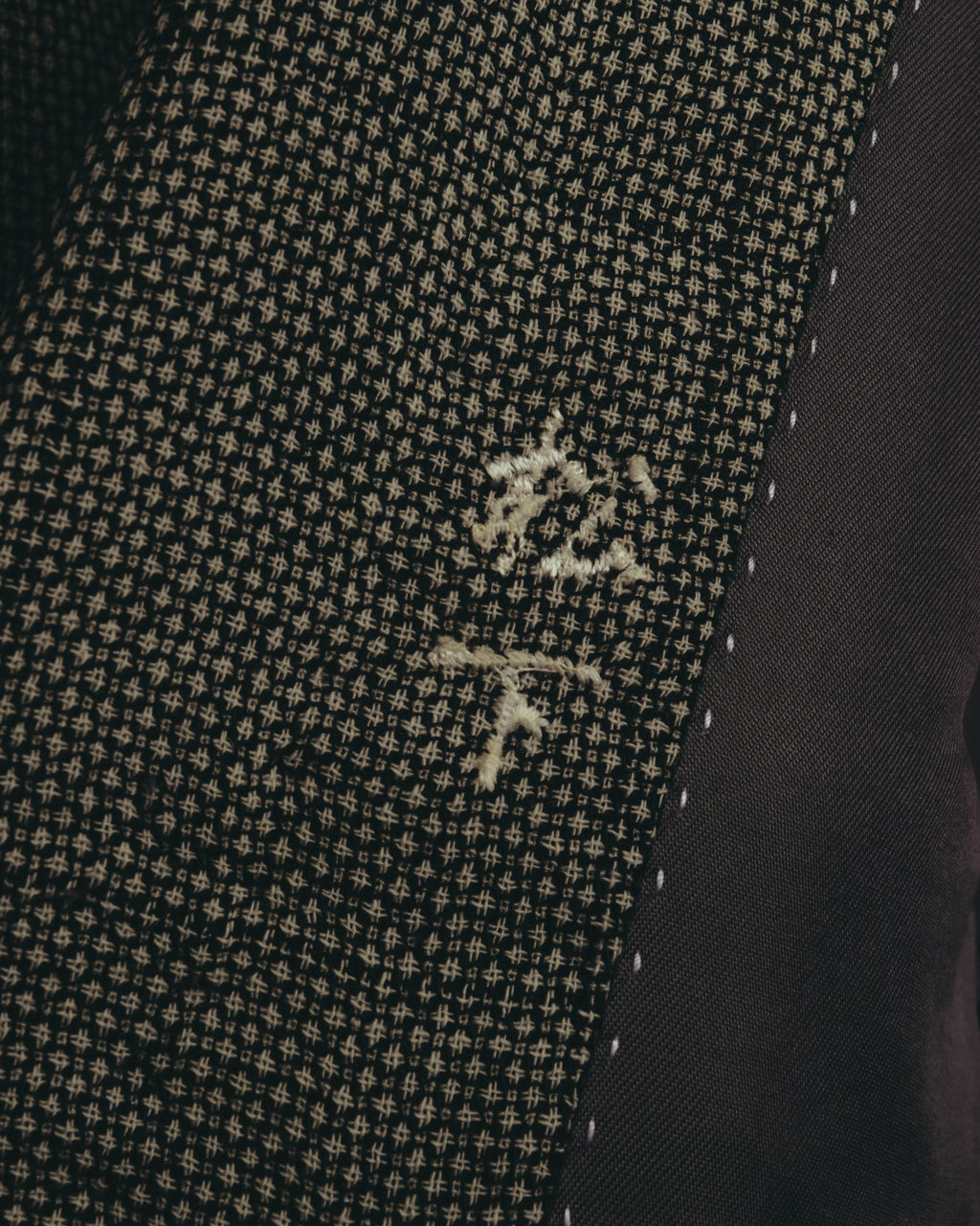 "Pierre Balmain" 80's-90's Windowpane check wool blazer