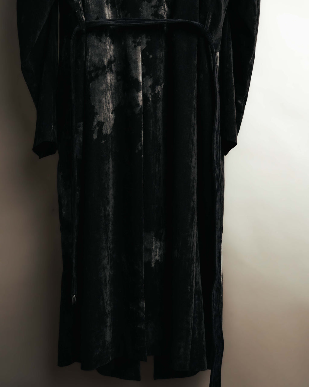 -SPECIAL- "Y’s" 2025's Discharge printed velvet long coat
